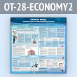 Стенд «Охрана труда. Законодательство Российской Федерации» (OT-28-ECONOMY2)